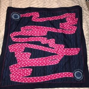 Rochas Byzance Paris Beautiful Pink Ribbon Scarf